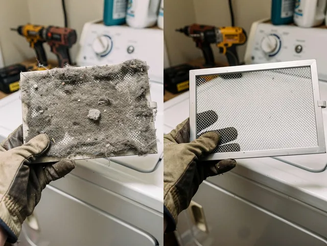 Professional lint trap cleaning by Jupiter Dryer Vent Cleaning in Jupiter