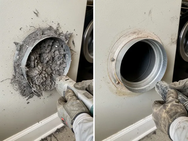 Professional clogged vent cleaning by Jupiter Dryer Vent Cleaning in Jupiter
