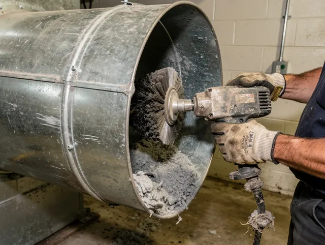 Industrial-grade dryer vent cleaning by Jupiter Dryer Vent Cleaning in Jupiter